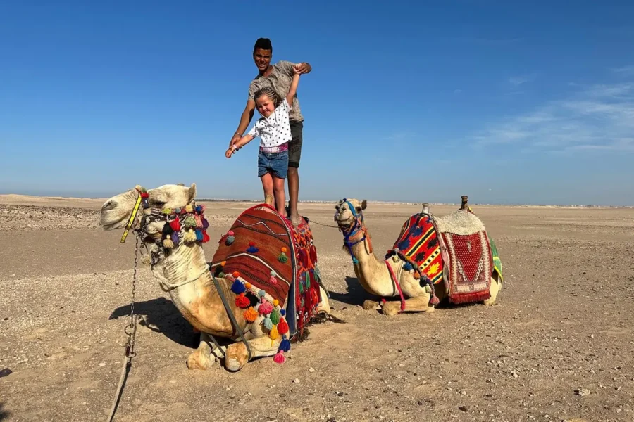 Camel Ride to the Dunes